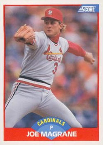 #460 Joe Magrane - St. Louis Cardinals - 1989 Score Baseball