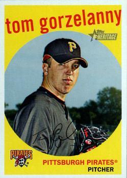 #460 Tom Gorzelanny - Pittsburgh Pirates - 2008 Topps Heritage Baseball
