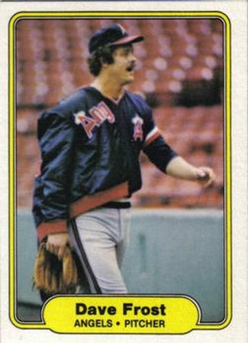 #460 Dave Frost - California Angels - 1982 Fleer Baseball