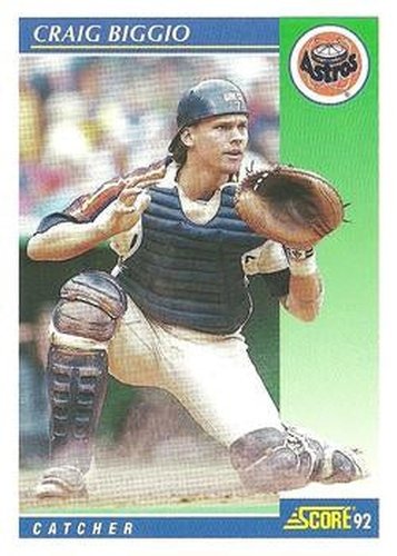 #460 Craig Biggio - Houston Astros - 1992 Score Baseball