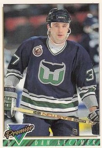#461 Dan Keczmer - Hartford Whalers - 1993-94 Topps Premier Hockey