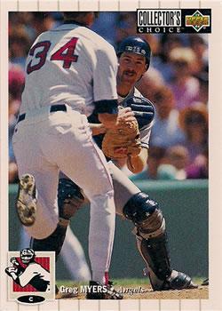 #461 Greg Myers - California Angels - 1994 Collector's Choice Baseball