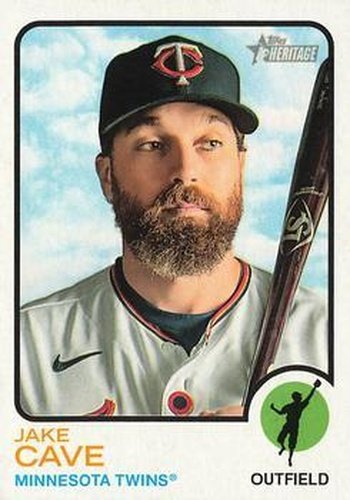 #461 Jake Cave - Minnesota Twins - 2022 Topps Heritage Baseball