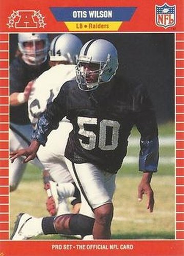 #461 Otis Wilson - Los Angeles Raiders - 1989 Pro Set Football