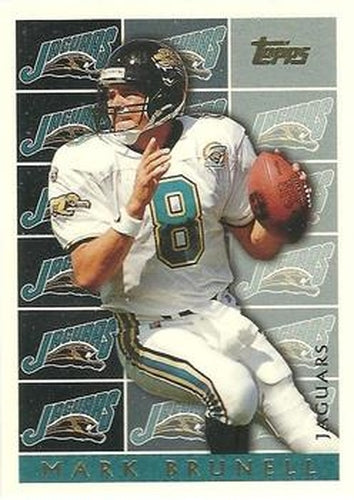#461 Mark Brunell - Jacksonville Jaguars - 1995 Topps Football