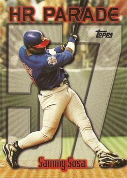 #461be Sammy Sosa - VAR: HR 57 - Chicago Cubs - 1999 Topps Baseball