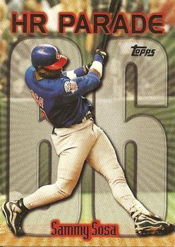 #461bn Sammy Sosa - VAR: HR 66 - Chicago Cubs - 1999 Topps Baseball