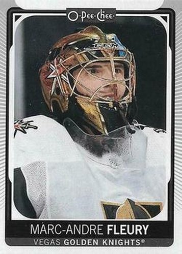 #461c Marc-Andre Fleury - Head Shot - Vegas Golden Knights - 2021-22 O-Pee-Chee Hockey