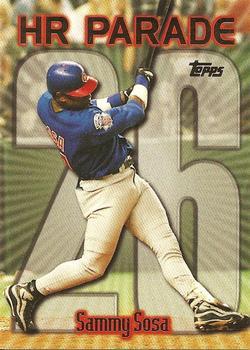 #461z Sammy Sosa - VAR: HR 26 - Chicago Cubs - 1999 Topps Baseball