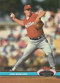 #462 Joe Boever - Philadelphia Phillies - 1991 Stadium Club Baseball