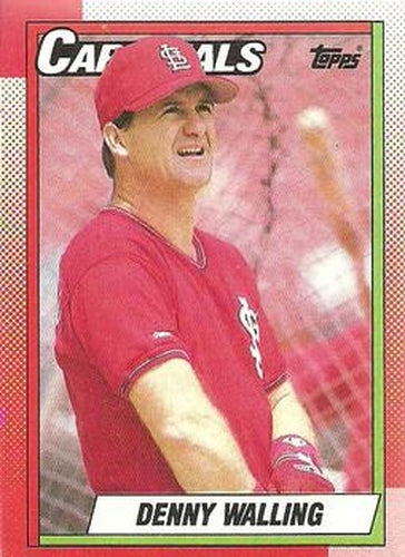 #462 Denny Walling - St. Louis Cardinals - 1990 Topps Baseball
