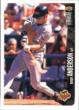 #462 Brady Anderson - Baltimore Orioles - 1996 Collector's Choice Baseball
