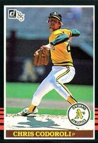 #462 Chris Codiroli - Oakland Athletics - 1985 Donruss Baseball