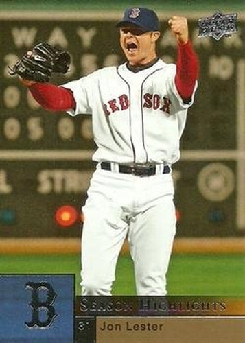 #462 Jon Lester - Boston Red Sox - 2009 Upper Deck Baseball
