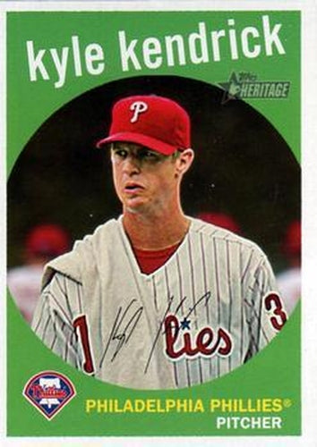 #462 Kyle Kendrick - Philadelphia Phillies - 2008 Topps Heritage Baseball