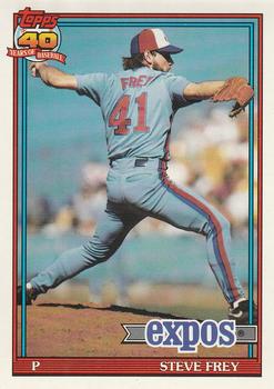 #462 Steve Frey - Montreal Expos - 1991 O-Pee-Chee Baseball