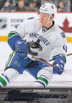 #462 Hunter Shinkaruk - Vancouver Canucks - 2015-16 Upper Deck Hockey