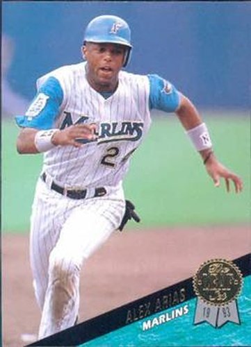 #462 Alex Arias - Florida Marlins - 1993 Leaf Baseball