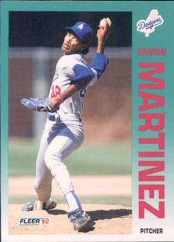#463 Ramon Martinez - Los Angeles Dodgers - 1992 Fleer Baseball
