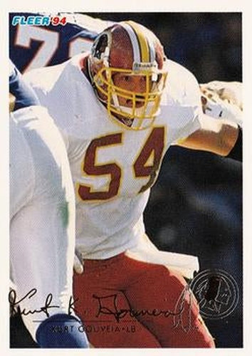 463 Kurt Gouveia - Washington Redskins - 1994 Fleer Football – Isolated  Cards