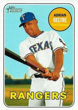 #463 Adrian Beltre - Texas Rangers - 2018 Topps Heritage Baseball