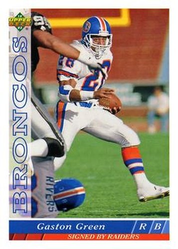 #464 Gaston Green - Los Angeles Raiders - 1993 Upper Deck Football