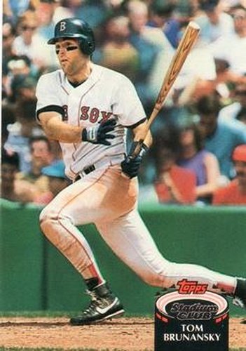 #464 Tom Brunansky - Boston Red Sox - 1992 Stadium Club Baseball