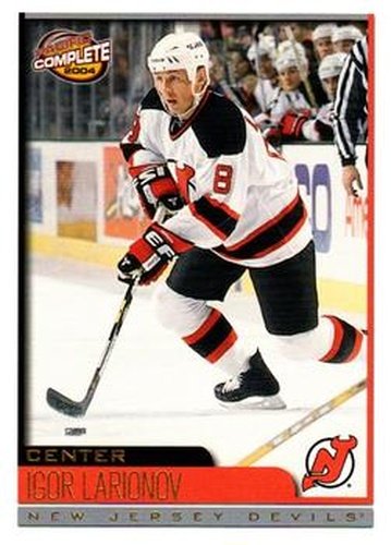 #464 Igor Larionov - New Jersey Devils - 2003-04 Pacific Complete Hockey