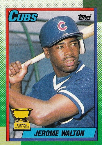#464 Jerome Walton - Chicago Cubs - 1990 Topps Baseball