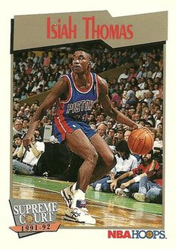 #464 Isiah Thomas - Detroit Pistons - 1991-92 Hoops Basketball