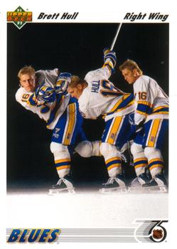 #464 Brett Hull - St. Louis Blues - 1991-92 Upper Deck Hockey