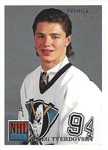 #464 Oleg Tverdovsky - Anaheim Mighty Ducks - 1994-95 Topps Premier Hockey