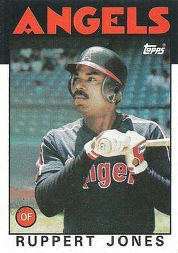 #464 Ruppert Jones - California Angels - 1986 Topps Baseball