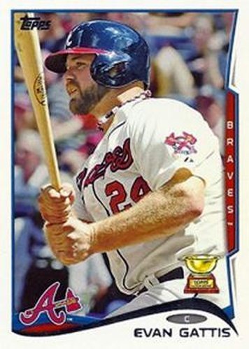 #464b Evan Gattis - Atlanta Braves - 2014 Topps Baseball