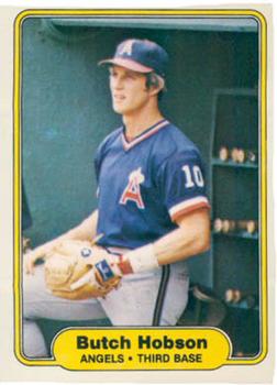#465 Butch Hobson - California Angels - 1982 Fleer Baseball