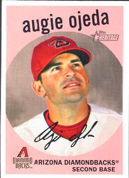 #465 Augie Ojeda - Arizona Diamondbacks - 2008 Topps Heritage Baseball