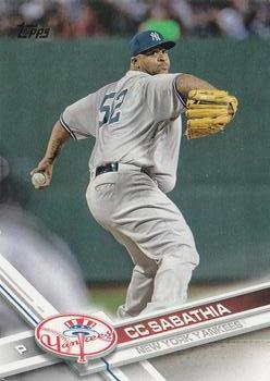 #465 CC Sabathia - New York Yankees - 2017 Topps Baseball