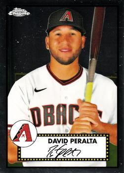 #465 David Peralta - Arizona Diamondbacks - 2021 Topps Chrome Platinum Anniversary Baseball