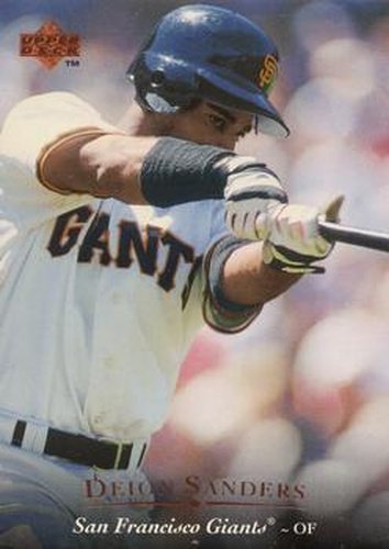 #465 Deion Sanders - San Francisco Giants - 1995 Upper Deck Baseball