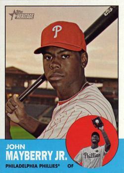 #465 John Mayberry Jr. - Philadelphia Phillies - 2012 Topps Heritage Baseball