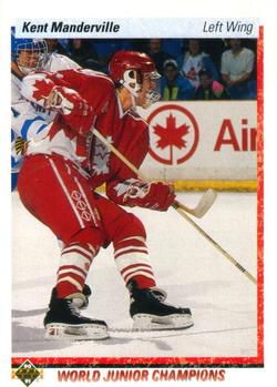 #465 Kent Manderville - Canada - 1990-91 Upper Deck Hockey