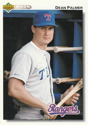 #465 Dean Palmer - Texas Rangers - 1992 Upper Deck Baseball
