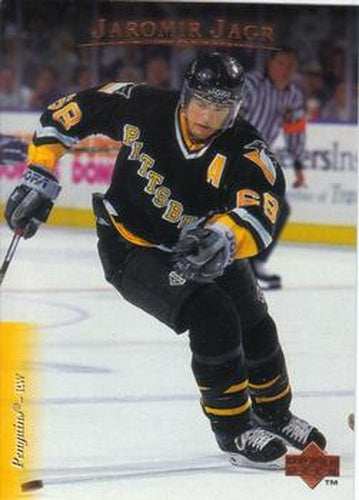 #465 Jaromir Jagr - Pittsburgh Penguins - 1995-96 Upper Deck Hockey