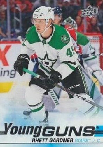 #465 Rhett Gardner - Dallas Stars - 2019-20 Upper Deck Hockey