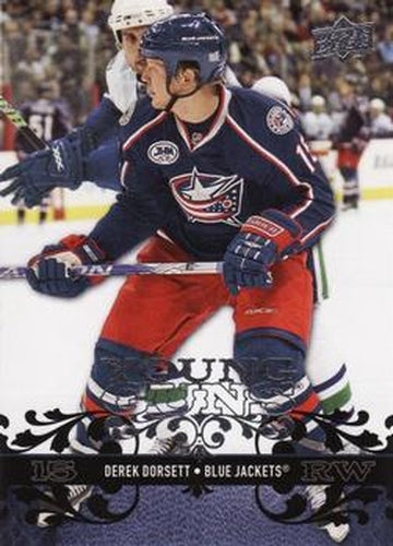 #465 Derek Dorsett - Columbus Blue Jackets - 2008-09 Upper Deck Hockey