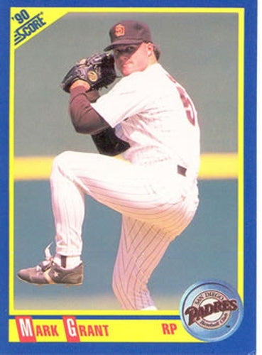 #466 Mark Grant - San Diego Padres - 1990 Score Baseball