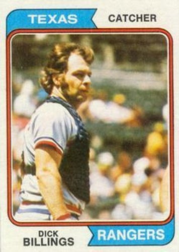 #466 Dick Billings - Texas Rangers - 1974 Topps Baseball