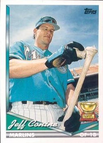 #466 Jeff Conine - Florida Marlins - 1994 Topps Baseball