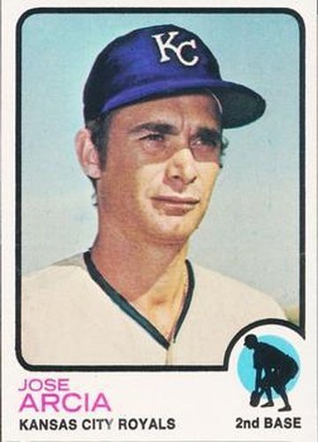 #466 Jose Arcia - Kansas City Royals - 1973 Topps Baseball