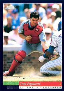 466 Tom Pagnozzi - St. Louis Cardinals -1994 Score Baseball
